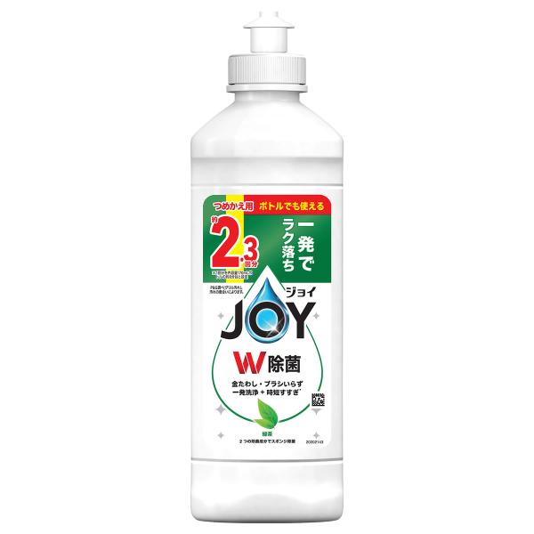 他サイト： P&amp;G 除菌ジョイ コンパクト 緑茶の香り キャップ付き つめかえ用 (300mL) 詰め替え用 食器用洗剤　P＆Gの商品画像