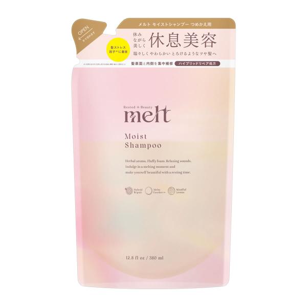 他サイト： 花王 メルト モイストシャンプー つめかえ用 (380mL) 詰め替え用 meltの商品画像