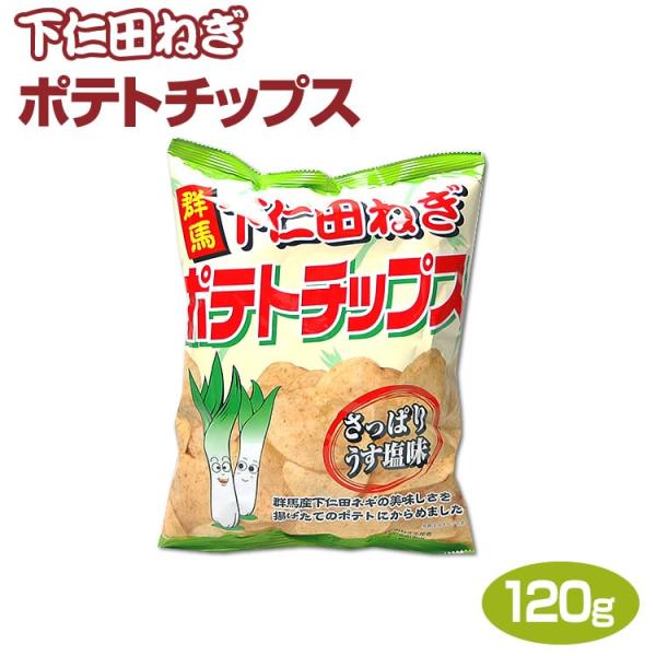 下仁田ねぎポテトチップス120ｇ ザワつく 群馬土産 群馬県 お土産  おみやげ 下仁田ネギ 葱 ご当地 限定 ポテトチップス つるまい本舗