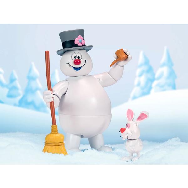 フロスティー・ザ・スノーマン〜温かい雪だるま1/12スケールアクションフィギュアwithうさぎのホーカス・ボー