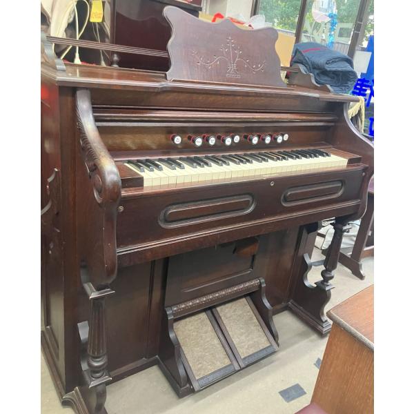 西川 ヤマハオルガン 9ヶストップ付き 全分解 全面修理 再塗装済み