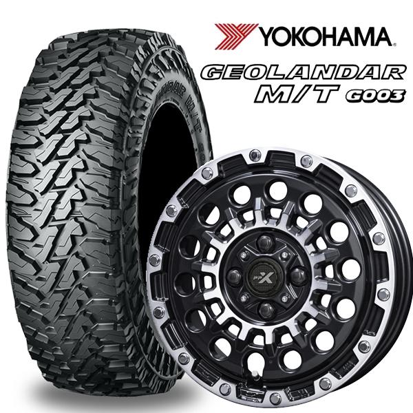 GEOLANDAR n_ヨコハマタイヤ・アルミホイール 4本セット M/T G003 145