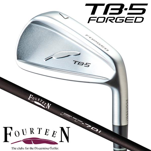 FOURTEEN フォーティーン TB5 フォージド FT70i カーボン アイアン5本 