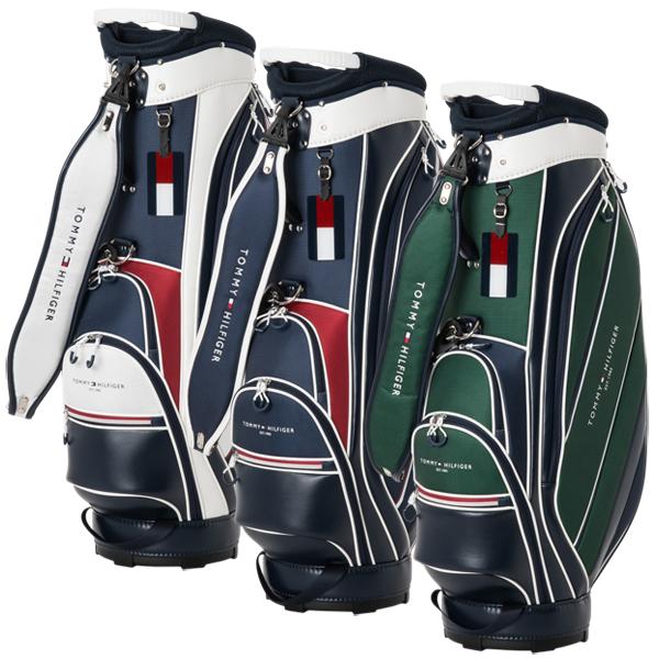 トミーヒルフィガー ゴルフバッグ 中古品 送料無料 TOMMY HILFIGER GOLF（トミー ヒルフィガー ゴルフ） ☆付属ネームタグ