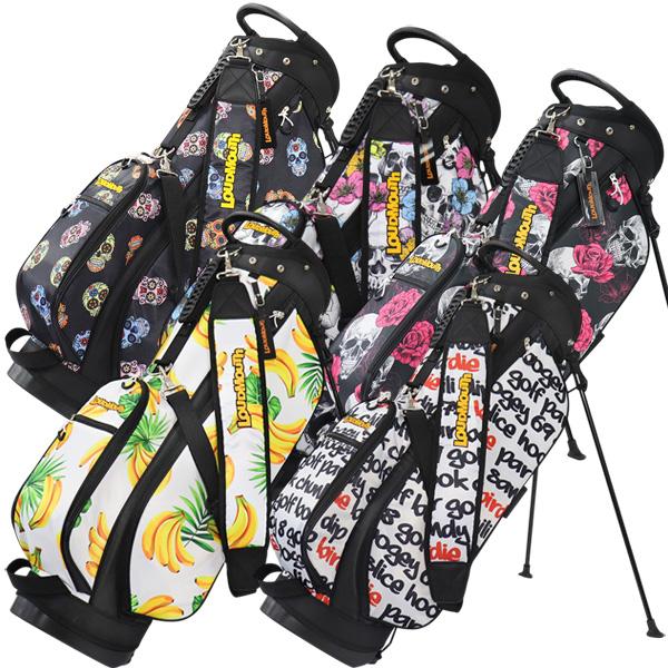 Loudmouth 　ゴルフバッグ スタンド付き　サブバッグ　新品未使用タグ付 LOUDMOUTH（ラウドマウスゴルフ） ☆付属ネームタグ刻印無料☆ラウド