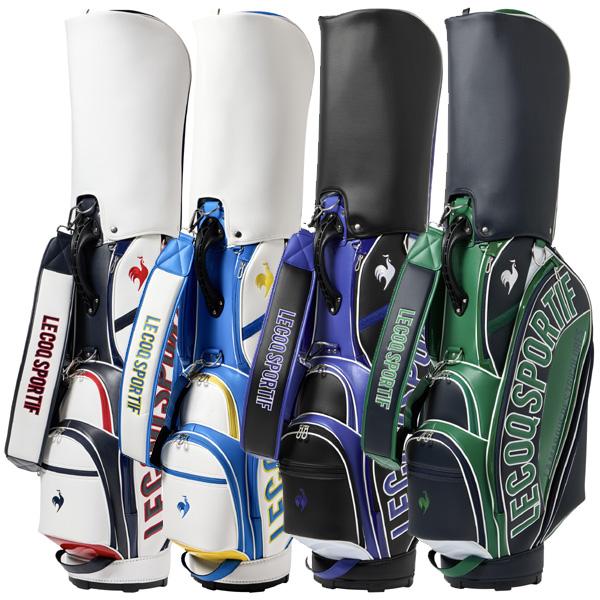 新品 未使用 キャディバッグ ゴルフ バッグ　スタンド 軽量 ネーム タグ 付き le coq sportif GOLF（ルコックスポルティフ ゴルフ） ☆付属