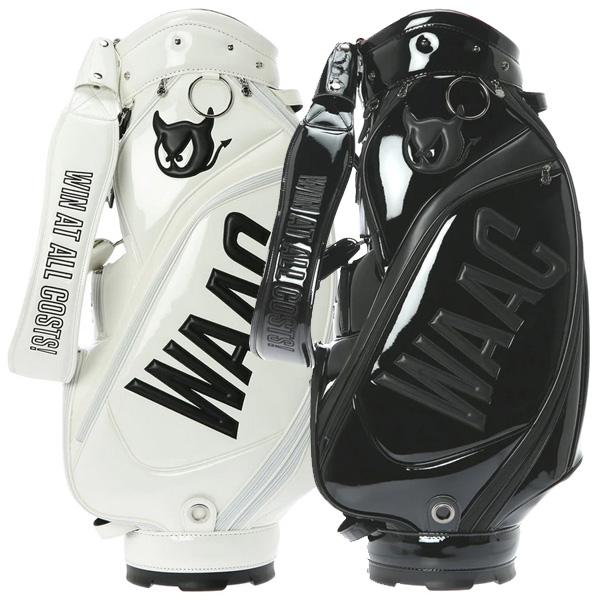 WAAC ワック 072234800 9.0型 4.1kg エナメル キャディバッグ WAAC ワック 072234800 9.0型 4.1kg エナメル キャディバッグ