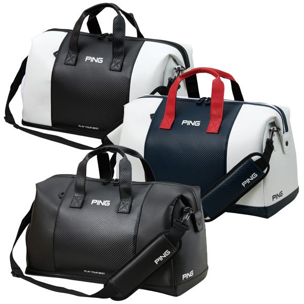 PING ツアーライト　ボストンバック　ホワイト/ブラック alpen-group_0341612112