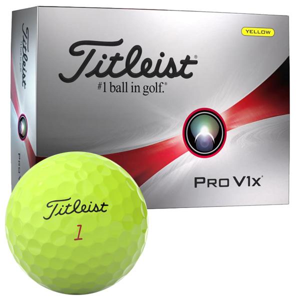 Pro V1x タイトリスト 2023 プロV1x ボール イエロー 1ダース Pro V1x タイトリスト 2023 プロV1x ボール イエロー 1ダース