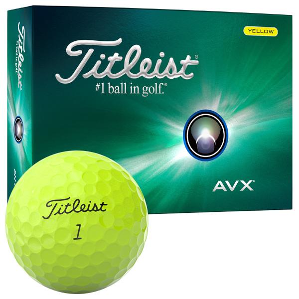 Titleist タイトリスト 2024 AVX ゴルフボール イエロー 1ダース