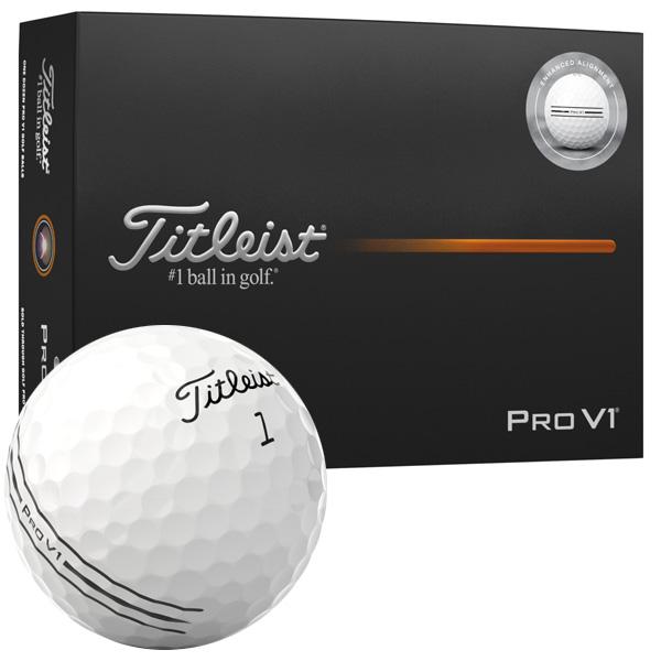 最新 タイトリスト PRO V1 AIM Enhanced 2025年式 30個 Titleist（タイトリスト） 2025 プロ V1 AIMエンハンスド ゴルフボール