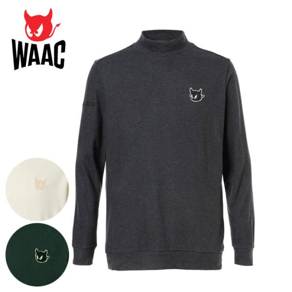 WAAC ゴルフウエア ワック ソフト起毛長袖ハイネック 072244030 秋 冬