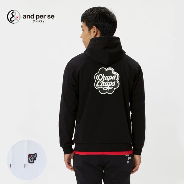 ゴルフ メンズ アンパスィ チュッパチャプス スウェット長袖プルパーカ 春 夏 26SS