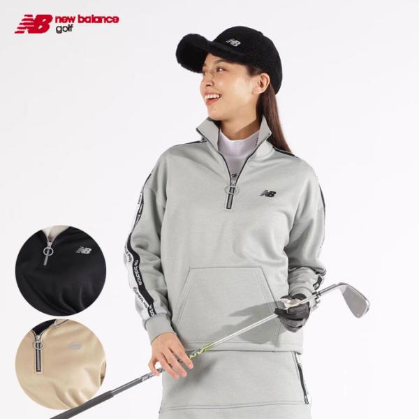 ☆新品☆ New Balance golf グレー ハーフジップ トレーナー New Balance Golf ゴルフ レディース/女性用 ニューバランス