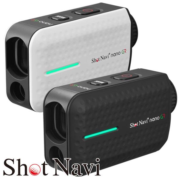 ShotNavi nano GR ゴルフ用距離計 超小型・超軽量で緑・赤OLEDを搭載したレーザー距離計測器 Laser