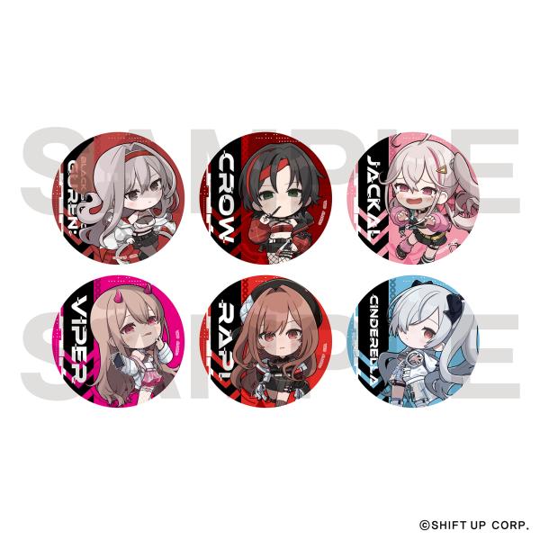 勝利の女神 NIKKE and gallery カフェ 缶バッジ nikke and GALLERY コラボ 缶バッジ全8種 勝利の女神：NIKKE × and GALLERY