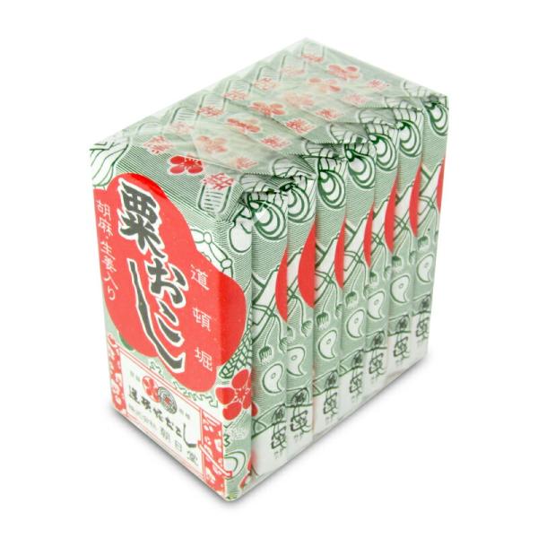 特製道頓堀粟おこし胡麻・生姜入り登録商標道頓堀おこし株式会社朝日堂大阪名物の板おこしです。お米を細かく粟状に炒り、大きさを揃えて作ったおこしです。生姜の辛さと甘味を引き立てる堅さが特徴なサックリとした歯ごたえと香ばしさが癖になります。