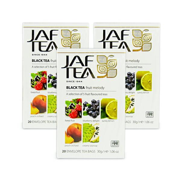 JAFTEA フルーツメロディ ティーバッグ 20P ジャフティー セイロンファミリー フルーツティー 20袋 ×3箱