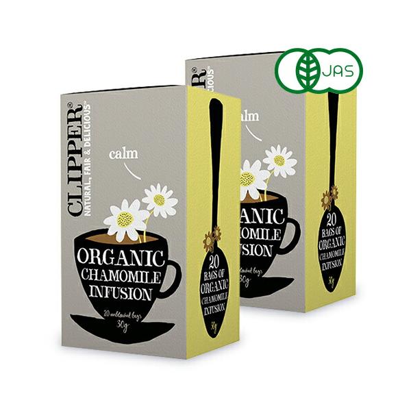 有機ハーブティー "ノンカフェイン" 癒しの一杯世界中で愛される紅茶ブランド"CLIPPER"有機栽培されたカモミールの花のみで作られた明るい黄金色のカフェインフリーのハーブティーです。ナチュラルな無漂白のティーバッグを使用しています。20...