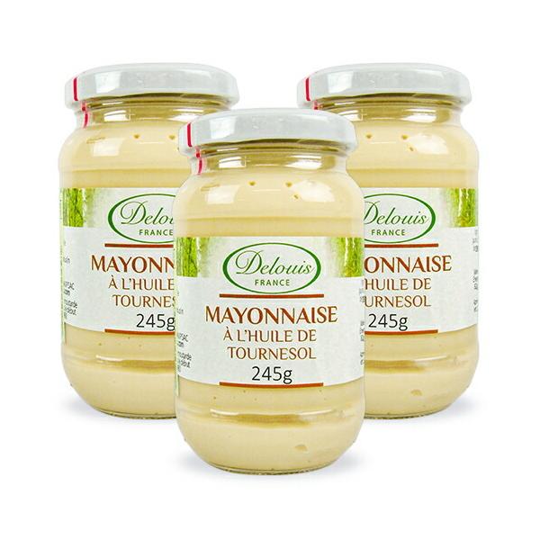 卵黄のコクと酸味のバランスがとれた素晴らしいマヨネーズです。フランス国内で放し飼いされ、オーガニックの餌のみを食べて育てられた鶏が産んだ卵（フランス国内基準：コード0の有機卵）とオーガニック原材料で作られています。