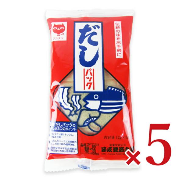 煮干とかつお節を主体とした化学調味料・保存料無添加だしパックです。名古屋を中心に年間10万袋以上使用されているベストセラー商品です。ティーパックには未晒し和紙を使用しています。1包で400ml−500mlのだしが取れます（お好みで調整ください）。