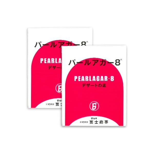 パールアガー8は、海藻から抽出精製された多糖類を主原料としたゲル化剤です。ゼリー、プリン、オードブルゼリー、杏仁豆腐、水ようかん等がご家庭でも簡単に作れるデザートの素です。●透明度、光沢がすぐれ、弾力のある食感を楽しめます。●ゼリーの固さは...