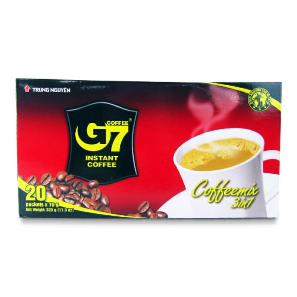 G7 インスタントベトナムコーヒー カフェオレ 3IN1 16×20袋 爆買