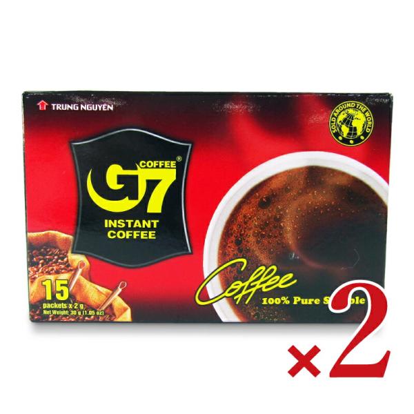 める　ベトナムG７ブラックインスタントコーヒー2g×400袋 tsutsu-uraura_g7-bc2-15-2s