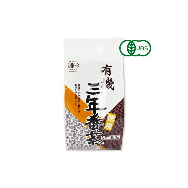 播磨園 有機三年番茶 400g リーフティー 有機JAS