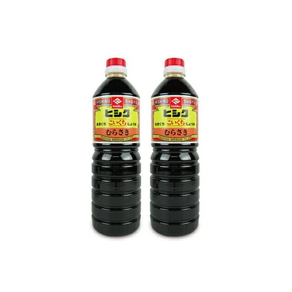 醤油 しょうゆ 濃口醤油 甘口 甘口醤油 藤安醸造 ヒシク こいくちしょうゆ むらさき甘口 1L×2本