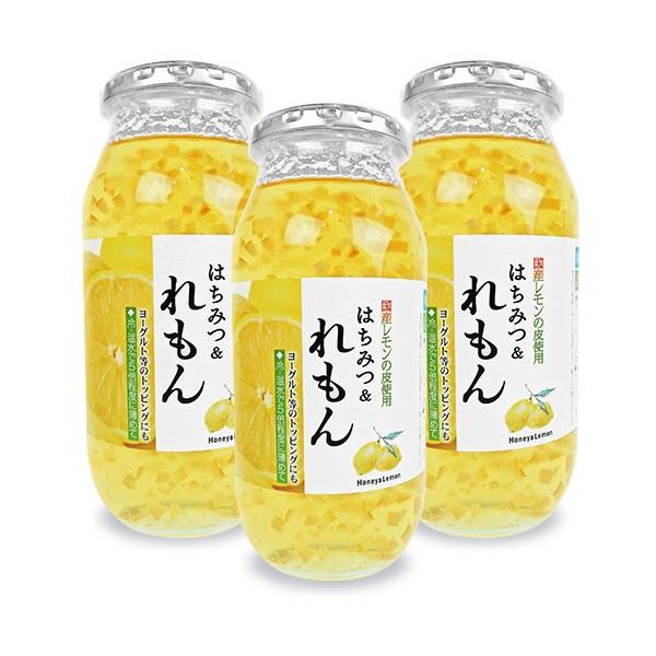 国産レモンの皮を使用した「はちみつ＆れもん」