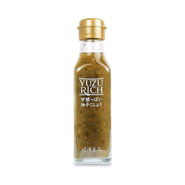 川津食品 甘酸っぱい柚子こしょう YUZURICH (ユズリッチ) 120ml × 3本