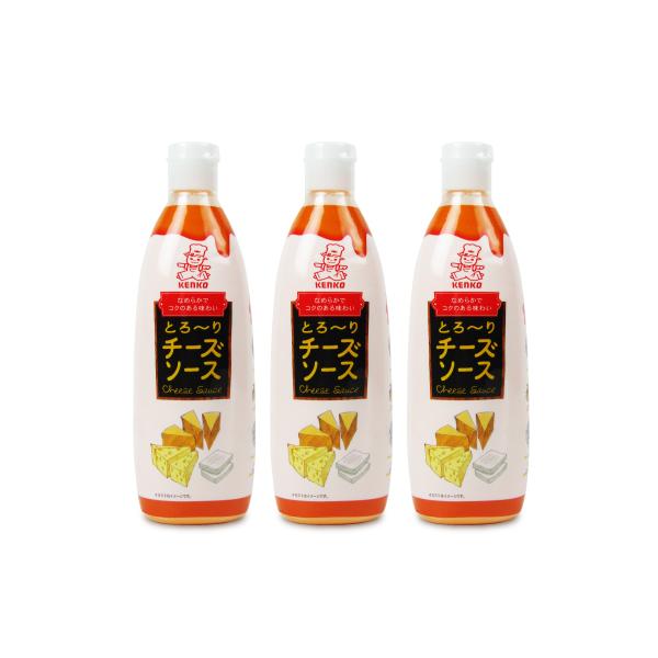 ケンコーマヨネーズ とろーりチーズソース 450g 3本 にっぽん津々浦々 通販 Paypayモール