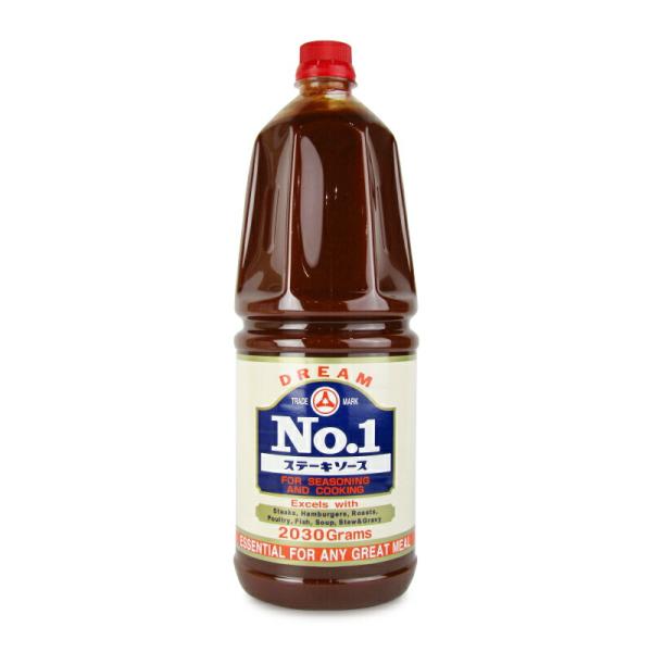 沖縄ステーキハウスの老舗「ジャッキーステーキハウス」でおなじみのソースです。野菜・果実は通常ソースの約5倍、香辛料、モルトビネガーをふんだんに使用した超濃厚なアメリカンタイプのステーキソースです。ハンバーグやコロッケなどにも是非お試しください。