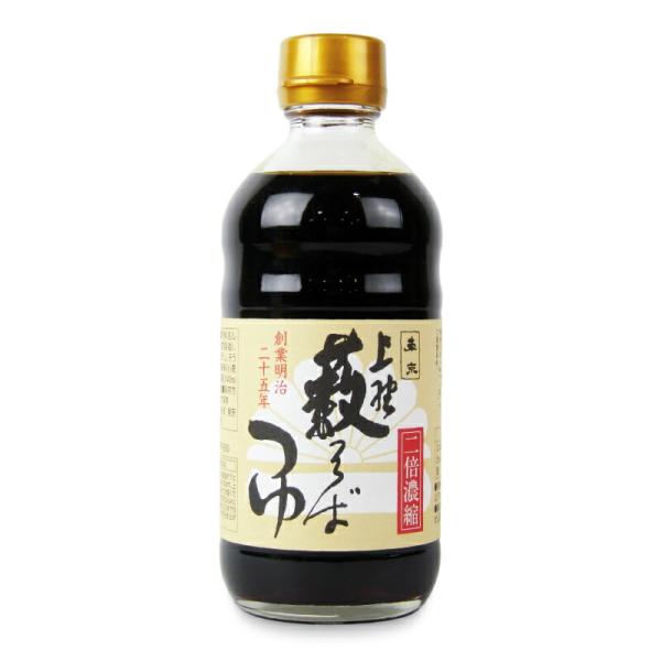 マルキン 上野薮そばつゆ　2倍濃縮 340ml
