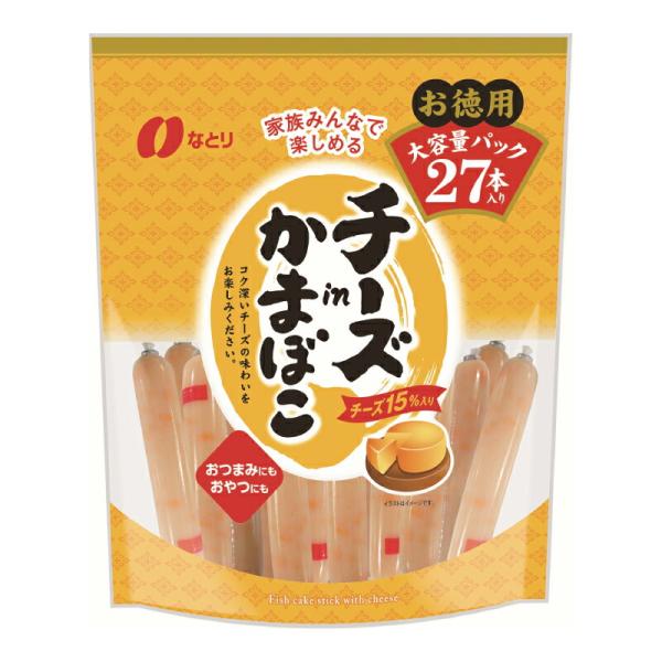 他サイト： なとりチーズ inかまぼこチーズ 15%お徳用 27本の商品画像