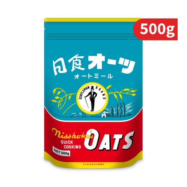 日本食品製造のオートミール製品は全て無添加で、原材料はオーツ麦のみ！朝食の用意は手軽で短時間！お湯をわかして、かきまぜるだけ、また電子レンジでもすぐに出来上がりです。