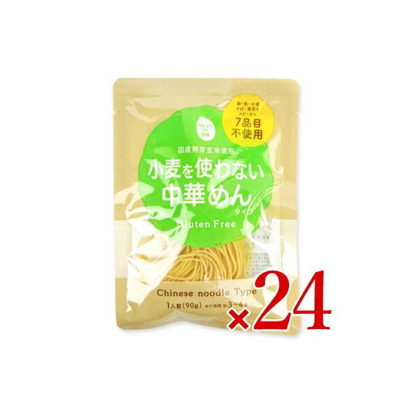 【最大2000円OFFクーポン！1/24-26限定！】国分 大潟村あきたこまち生産者協会 グルテンフリー 中華めん 90g×12個 ケース販売