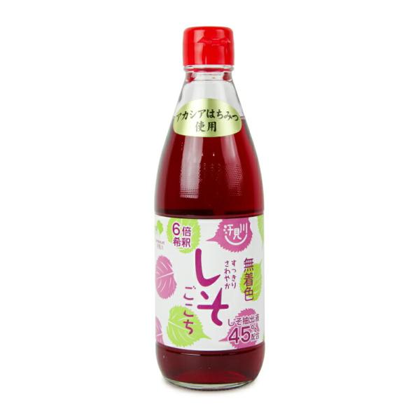しそジュース すっきりさわやか しそごこち 6倍 希釈タイプ 360ml×２本