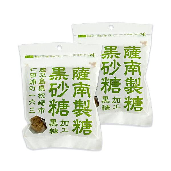 薩南製糖 加工黒糖 80g × 2袋 黒砂糖 超PayPay祭