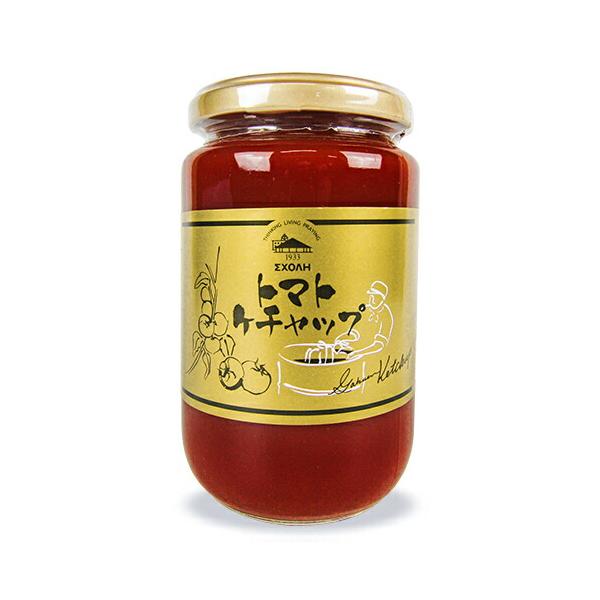 スコーレ学園 トマトケチャップ 370g 瓶 手作り
