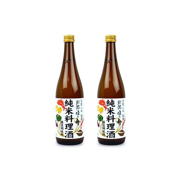 【最大2000円OFFクーポン！2/14-2/16限定！】住乃井 純米料理酒 720ml × 2個