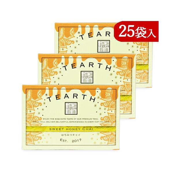 TEARTH（ティーアース） はちみつチャイ ティーバッグ [2g×25袋入] × 3