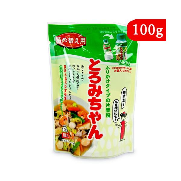 水でとく必要がなく、かき混ぜながら料理にサッとふりかければとろみがつく便利な片栗粉です。そのまま入れてもダマになりにくく、お好みで「とろみ」がつけられます。 料理の時短につながり、忙しいお母さんの心強い味方！