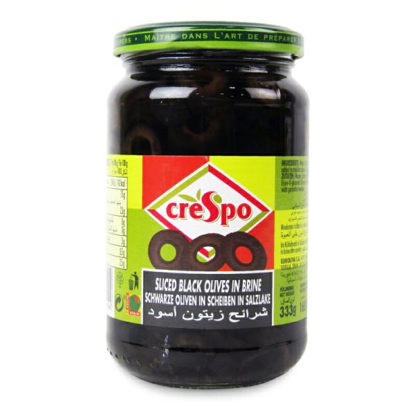 クレスポ ブラックオリーブ スライス 165g