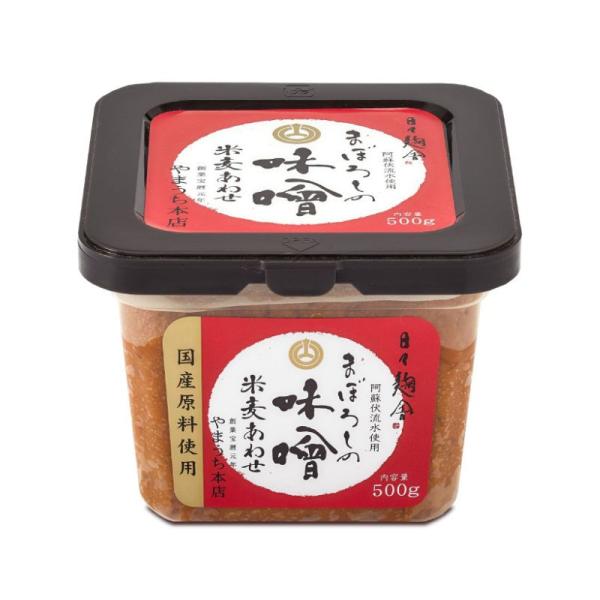 【最大1,000円OFF！日曜日はよりどりクーポンの日】無添加 まぼろしの味噌 米麦あわせ 500g 山内本店