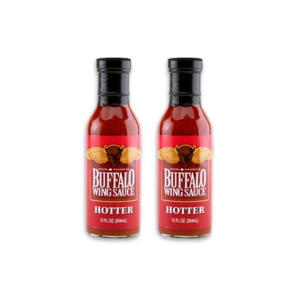 バッファローウィング発祥の地であるニューヨーク州バッファローで生まれた本格的なバッファローチキンウィングソースです。 「ホッター」は、元祖バッファローウィングソースで、カイエンペッパー（唐辛子）に蒸留酢、ガーリックを加え、辛味と酸味の効いた...