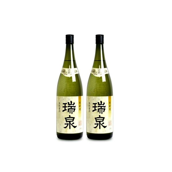 瑞泉酒造 単式 43度 瑞泉 泡盛 古酒 1.8L × 2本 : にっぽん津々浦々