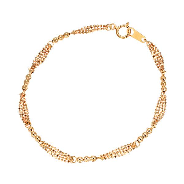 ジュエリーツツミ K18イエローゴールドブレスレット