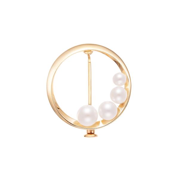 ★ままんれーぬ★　ゴールデンパール　ブローチ　重量12.61g Amazon | ［CHERRY Knot］ブローチ 花束 パール 真珠 ゴールド 花